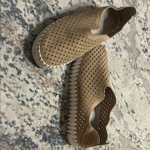 Stylish Tan Slip-On Women's Shoes